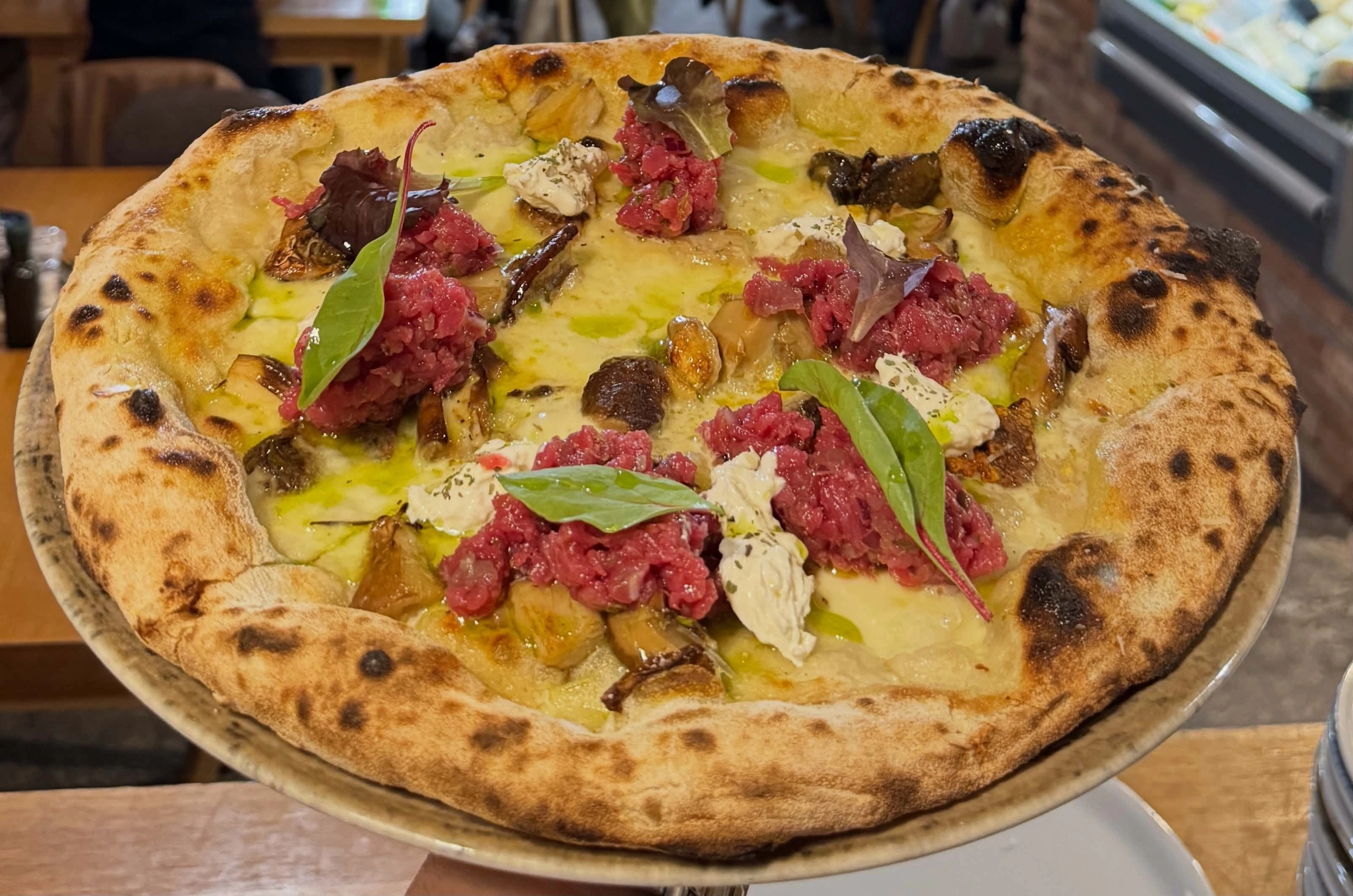 White pizzas